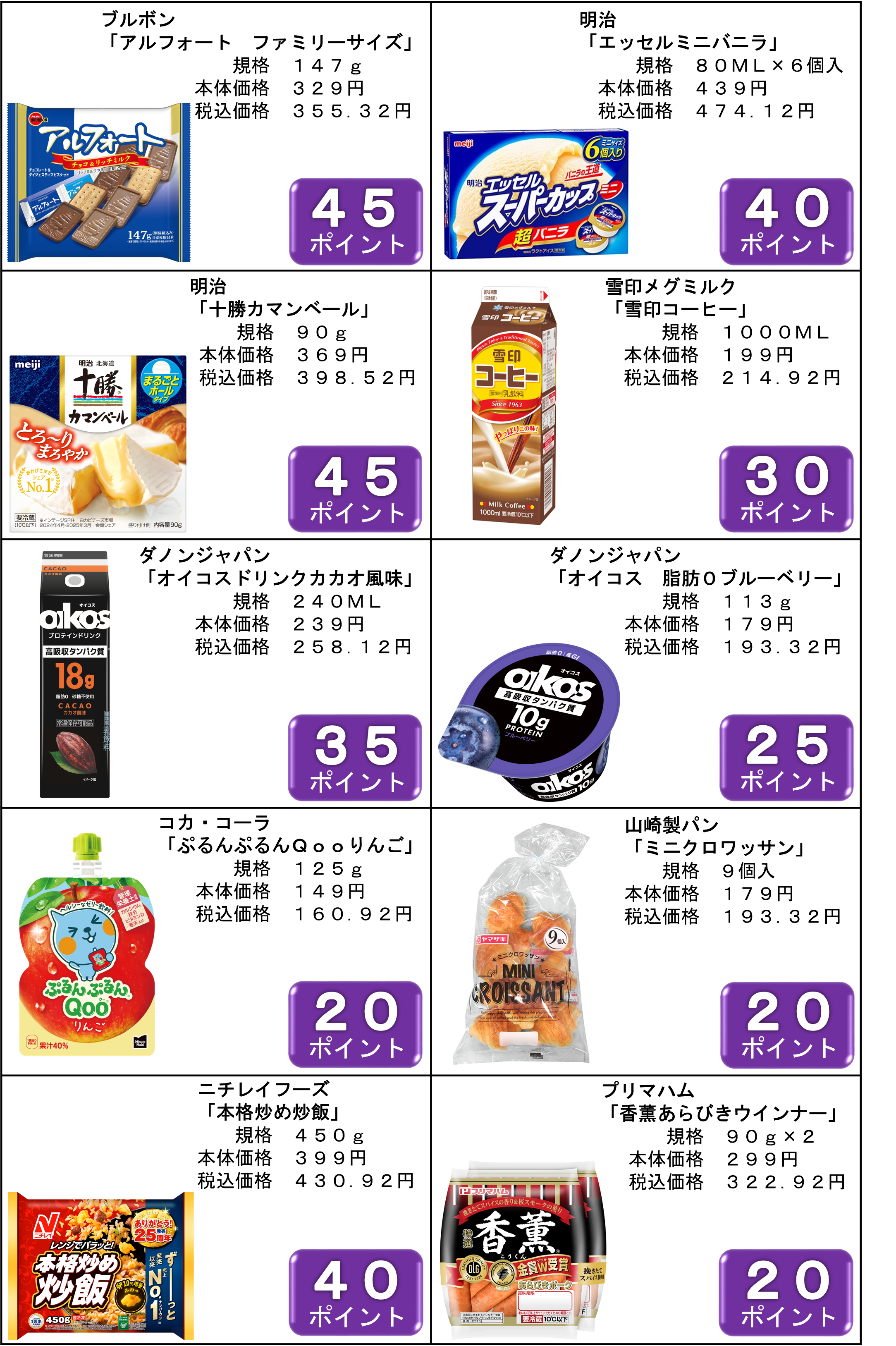 3月まいばすポイント商品のお知らせ│ニュース│まいばすけっと